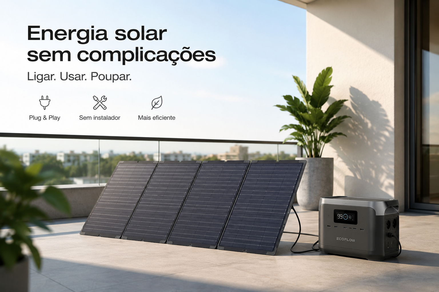 ☀️ O Fim das Instalações Complicadas? A Nova Era da Energia Solar Plug & Play